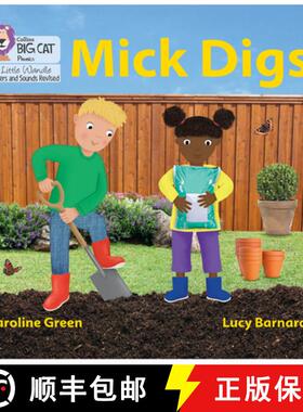 【3-4周达】Mick Digs: Phase 2 Set 3 Blending Practice [9780008540074]