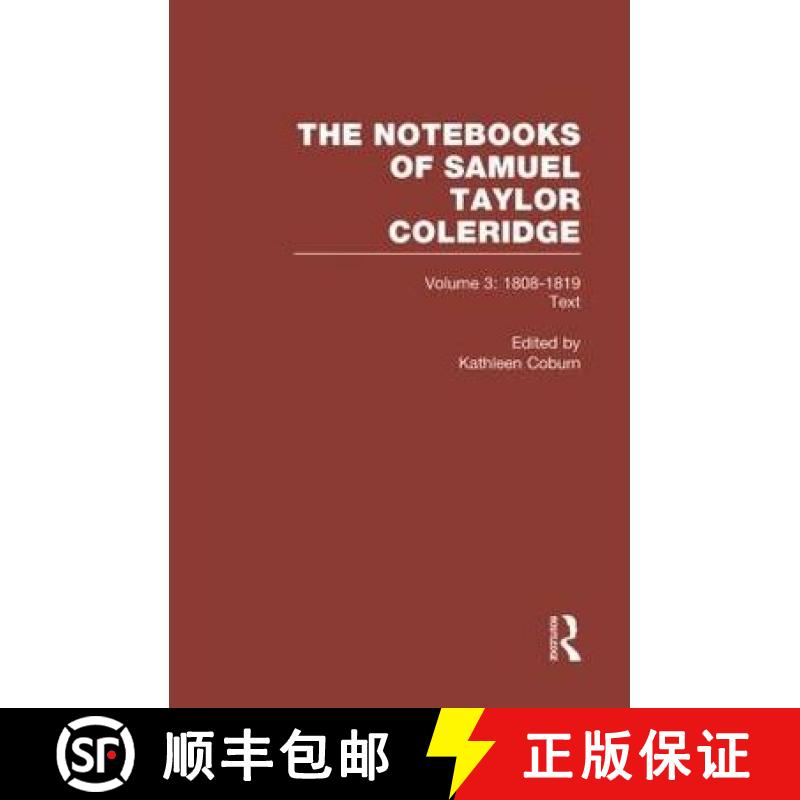 【3-4周达】Coleridge Notebooks V3 Text: - Text [9780415290937]