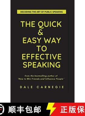 预订 The Quick & Easy Way To Effective Speaking [9788182478817]