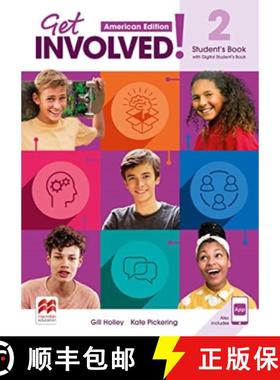 【3-4周达】Get Involved! American Edition Level 2 Student's Book with Student's App and Digital Stude... [9781380072184]