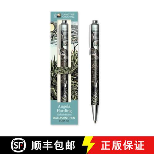 【3-4周达】Angela Harding: Hidden Hares Boxed Decorative Ballpoint Pen [9781835629802]