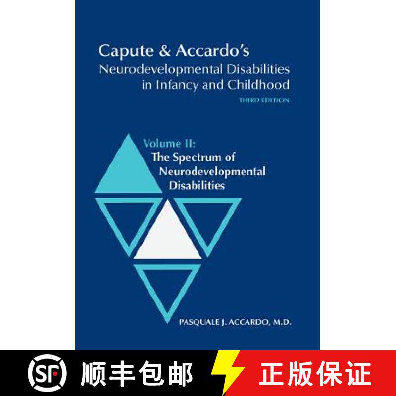 【3-4周达】Capute and Accardo's Neurodevelopmental Disabilities in Infancy and Childhood v. 2; Spectr... [9781557667588]