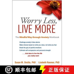Worry 9781462525454 Workbook Mindful 4周达 Way Live Less Anxiety More Through The
