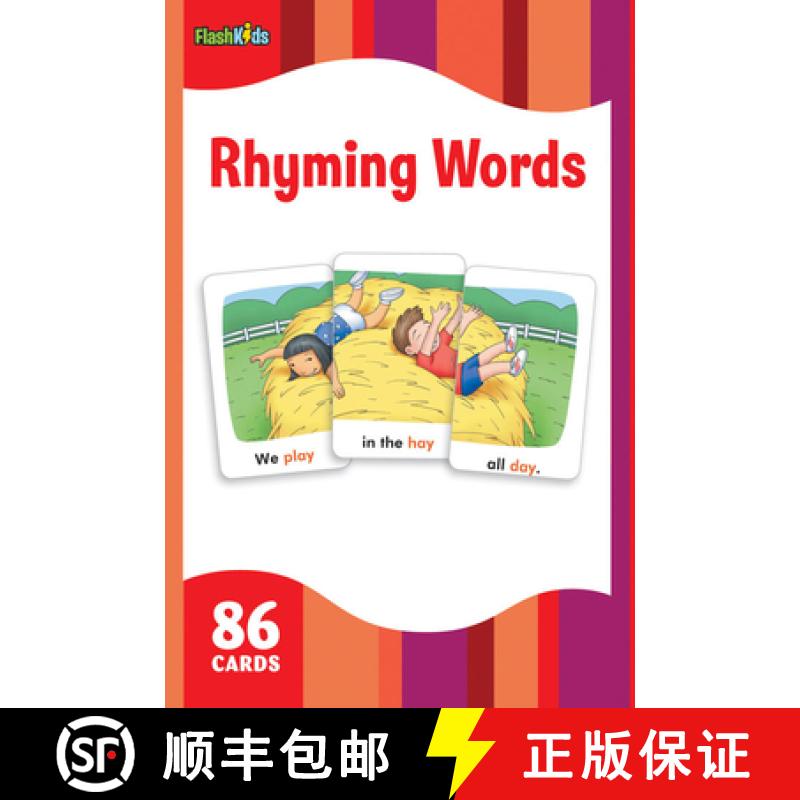 【3-4周达】Rhyming Words (Flash Kids Flash Cards) [9781411434943]