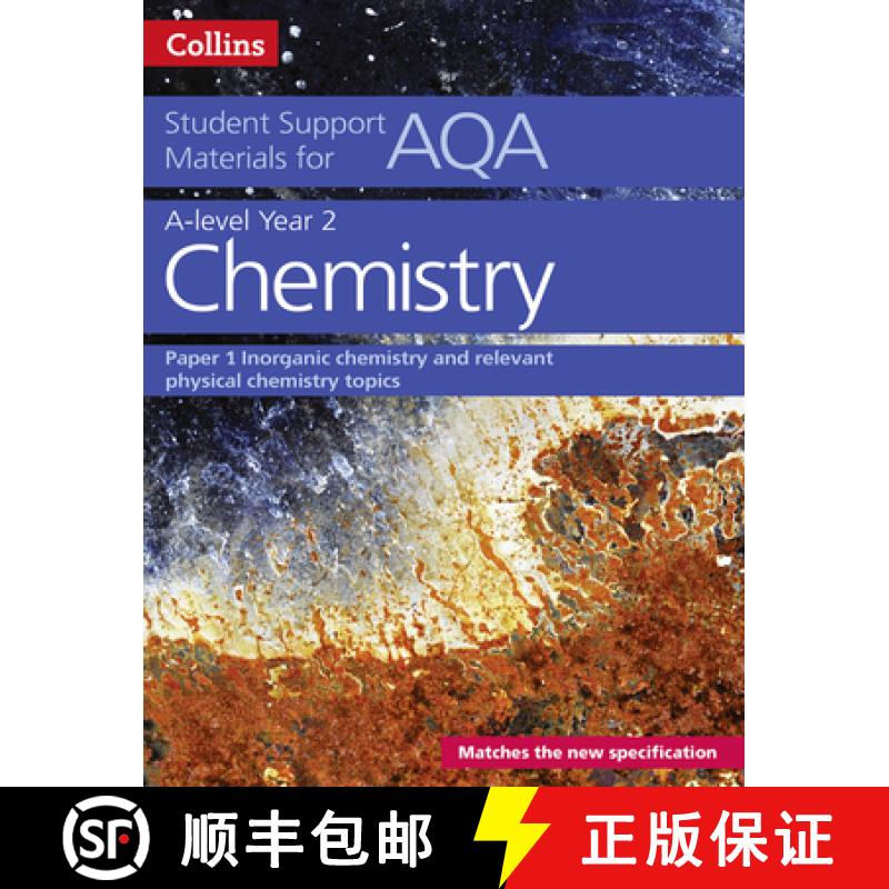 【2-3周达】Aqa a Level Chemistry Year 2 Paper 1: Inorganic Chemistry and Relevant Physical Chemistry ... [9780008189501]