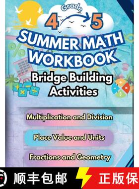 【3-4周达】Summer Math Workbook | 4-5 Grade Bridge Building Activities: 4th to 5th Grade Summer Essen... [9798330203031]