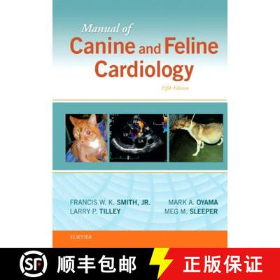 【3-4周达】Manual of Canine and Feline Cardiology [9780323188029]