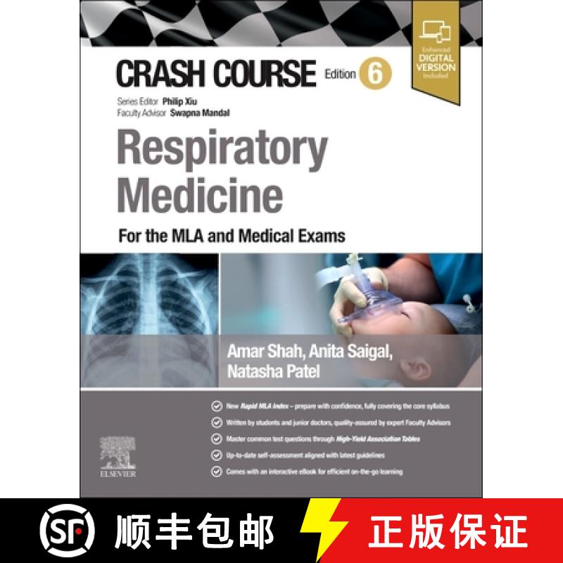 【3-4周达】Crash Course Respiratory Medicine: For the MLA and Medical Exams [9780443249846]