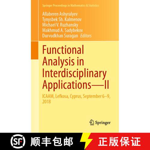 【3-4周达】精装 Functional Analysis in Interdisciplinary Applications--II: Icaam, Lefkosa, Cyprus, Se... [9783030692919]