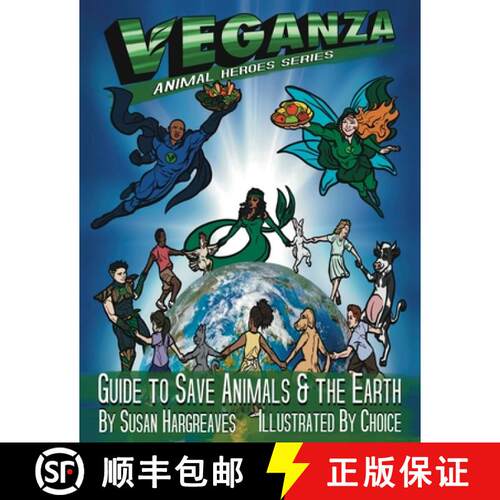 【3-4周达】Veganza Animal Heroes Series - Guide to Save Animals & the Earth [9781735739991]