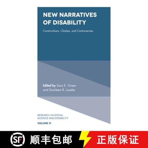 【3-4周达】精装 New Narratives of Disability – Constructions, Clashes, and Controversies [9781839091445]