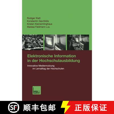 【3-4周达】Elektronische Information in der Hochschulausbildung : Innovative Mediennutzung im Lernall... [9783810033659]