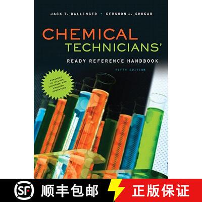 【3-4周达】精装 Chemical Technicians' Ready Reference Handbook [9780071745925]