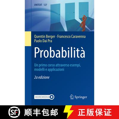【3-4周达】Probabilità: Un primo corso attraverso esempi, modelli e applicazioni (2a ed. 2021) [9788847040052]