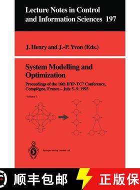 【3-4周达】System Modelling and Optimization: Proceedings of the 16th IFIP-TC7 Conference, Compiègne... [9783540198932]