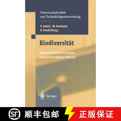 【3-4周达】精装 Biodiversität : Wissenschaftliche Grundlagen und gesetzliche Relevanz [9783540426585]