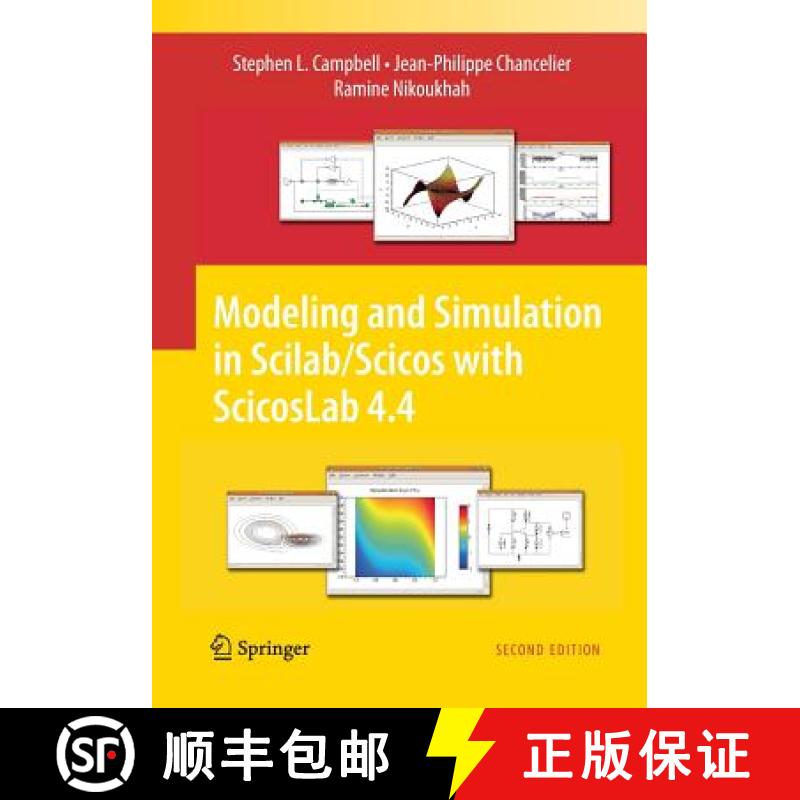 【3-4周达】Modeling and Simulation in Scilab/Scicos with Scicoslab 4.4 [9781493938681]