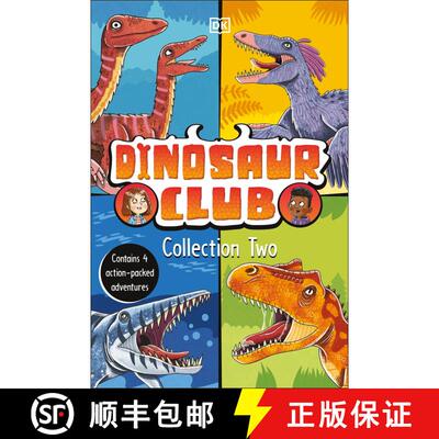 【3-4周达】Dinosaur Club Collection Two: Contains 4 Action-Packed Adventures [9780593959220]