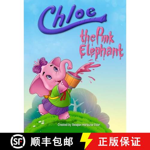【3-4周达】Chloe the Pink Elephant [9781387903443]