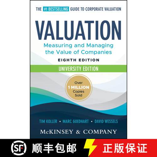 现货 估值 简装 第八版 Valuation, University Edition, Eighth Edition - Measuring and Managing the Valu... [9781394279470]