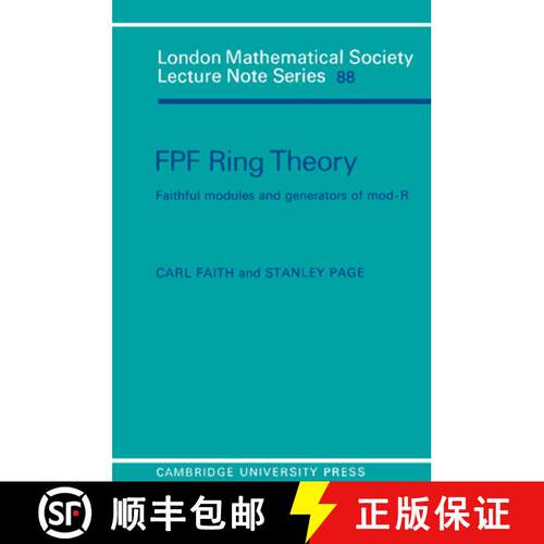 【3-4周达】FPF Ring Theory: Faithful Modules and Generators of Mod-R - FPF Ring Theory: Faithful Modu... [9780521277389]