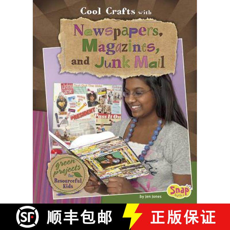 预订 Cool Crafts with Newspapers, Magazines, and Junk Mail: Green Projects for Resourceful Kids [9781429647649]