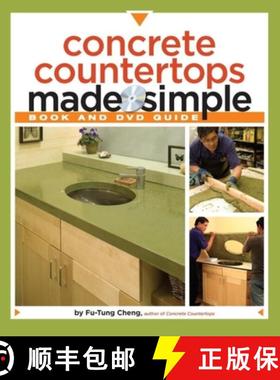 【3-4周达】Concrete Countertops Made Simple: A Step-By-Step Guide [With DVD] [9781561588824]