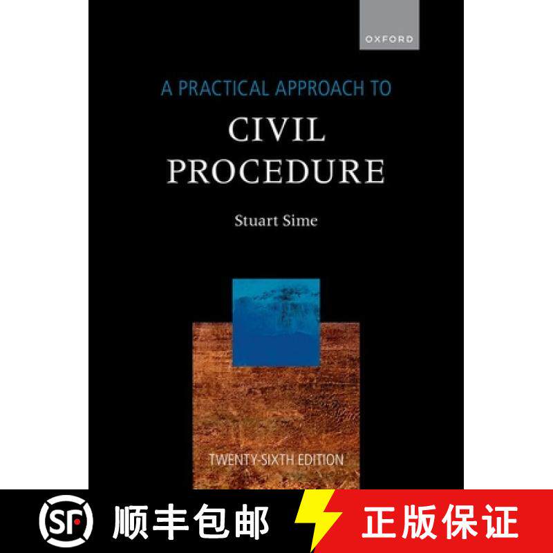 【3-4周达】A Practical Approach to Civil Procedure 26th Edition [9780198873426]