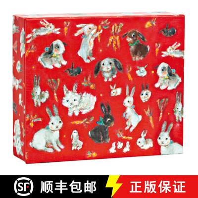 【3-4周达】Teneues - Quicknotes: Honey Bunnies, Notecards with Box, Blank Inside, 20 Full Color Notec... [9781623258450]