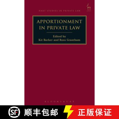 【3-4周达】Apportionment in Private Law [9781509917501]