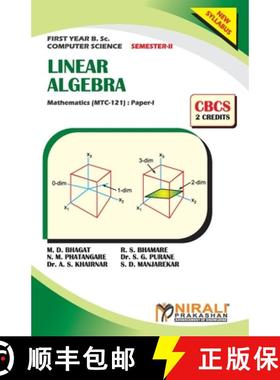 【3-4周达】LINEAR ALGEBRA (2 Credits) Mathematics : Paper-I [9789389686074]