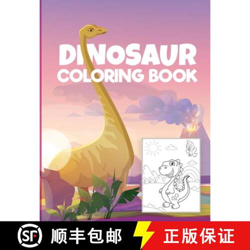 【3-4周达】Dinosaur coloring book for kids: - Wonderful Coloring & Activity Book for Kids with Dinosa... [9782361138943]
