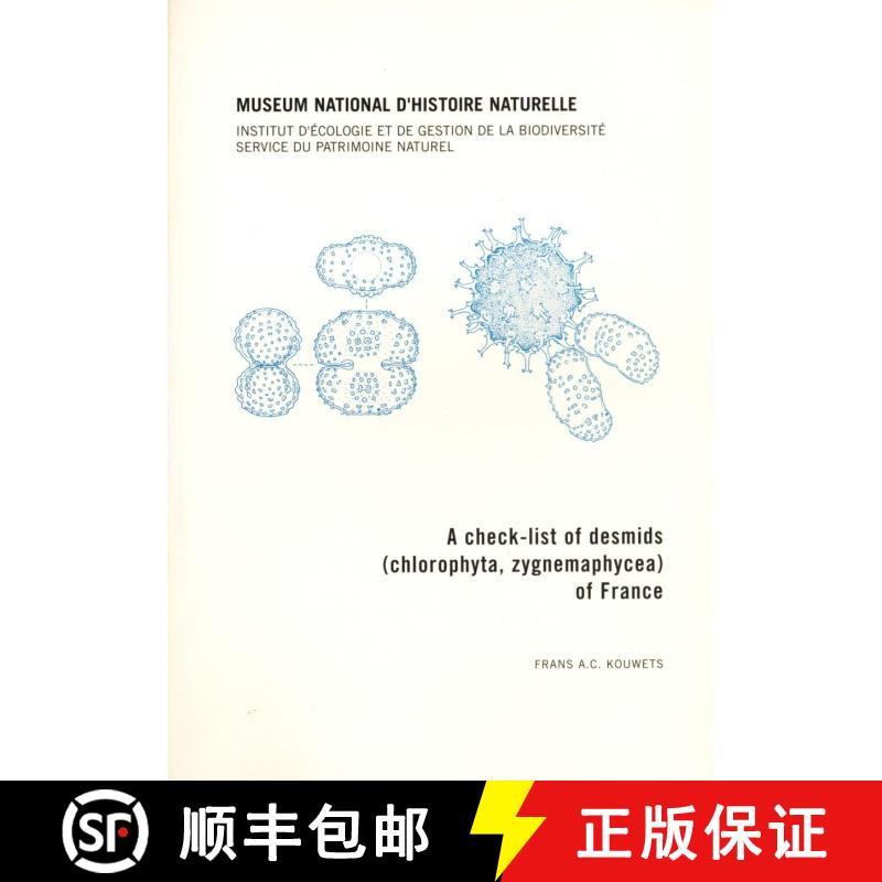 【3-4周达】A Check-List of Desmids (Chlorophyta, Zygnemaphyce [9782865151158]
