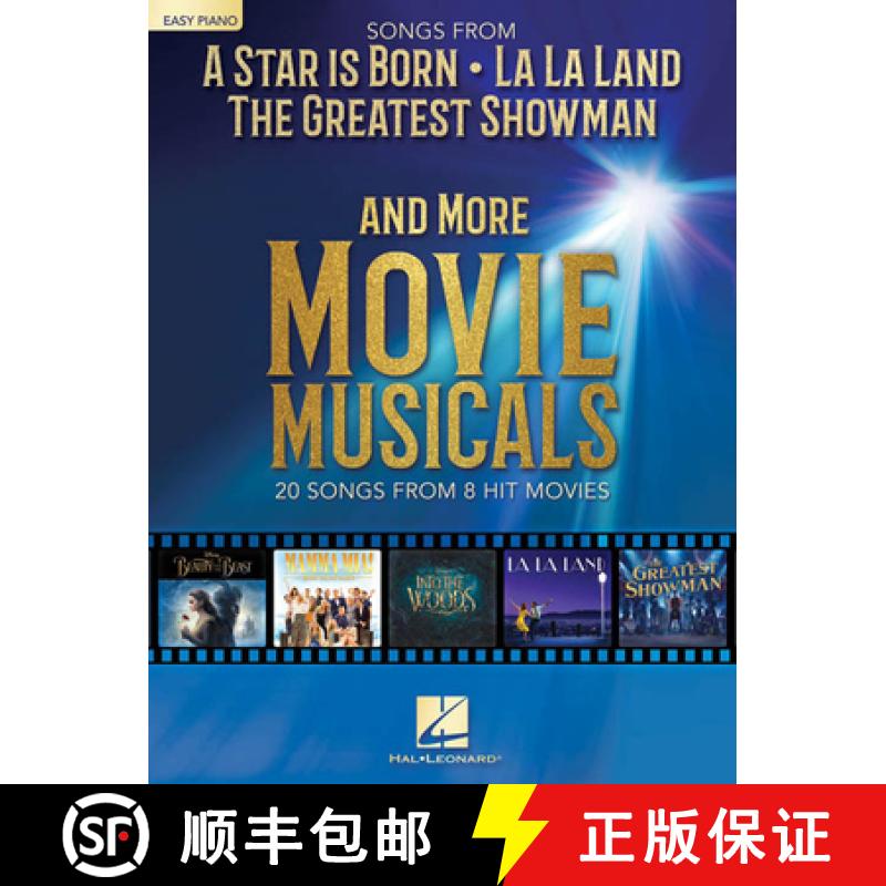 【2-3周达】Songs from A Star Is Born and More Movie Musicals: 20 Songs from 7 Hit Movie Musicals Incl... [9781540043399]