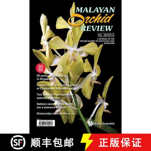 预订 精装 Malayan Orchid Review - Volume 49 (2015 Edition) [9789814759571]