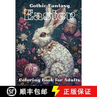 Coloring Dark Book Easter Gothic Bunnies for Myster... Experience Fantasy Designs 4周达 9798989698431 Adults