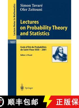 【3-4周达】Lectures on Probability Theory and Statistics : Ecole d'Eté de Probabilités de Saint-Flo... [9783540208327]
