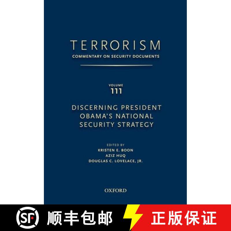 【3-4周达】TERRORISM: Commentary on Security Documents Volume 111: Discerning President Obama's Natio... [9780199758197]