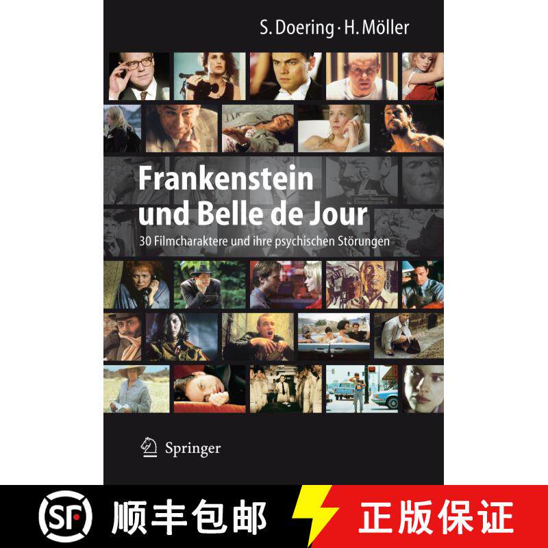 【3-4周达】精装 Frankenstein und Belle de Jour : 30 Filmcharaktere und ihre psychischen Störungen [9783540768791]