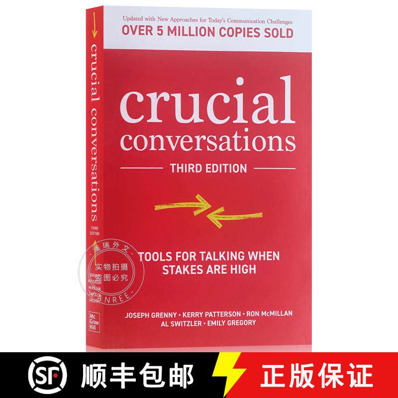 现货 关键对话 Crucial Conversations: Tools for Talking When Stakes are High, Third Edition [9781260474183]
