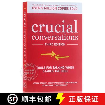 现货 关键对话 Crucial Conversations: Tools for Talking When Stakes are High, Third Edition [9781260474183]