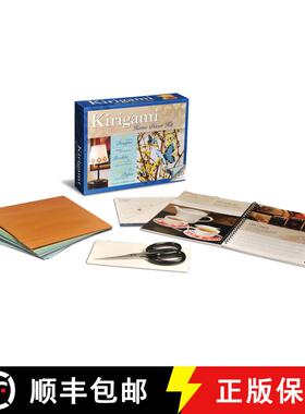 【3-4周达】Kirigami Home Decor Kit [With Scissors and Origami Paper/Tracing Paper] [9780740777301]
