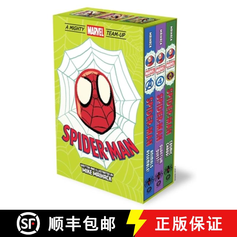 预订 Spider-Man: A Mighty Marvel Team-Up 3-Book Box Set : 3 Original Graphic Novels: Animals Assemble... [9781419778865]