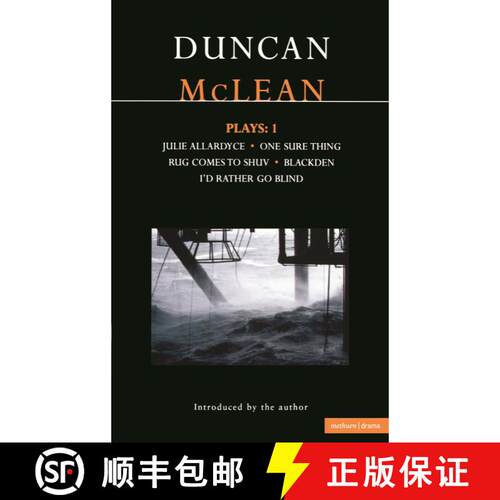 【3-4周达】McLean Plays: 1: Julie Allardyce; Blackden; Rug Comes to Shuv; One Sure Thing; I'd Rather ... [9780413729002]