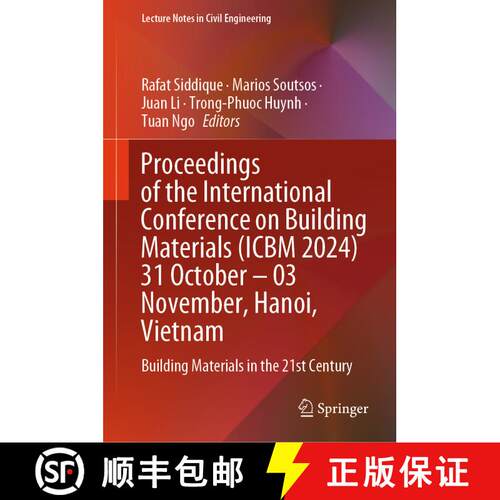 【3-4周达】精装 Proceedings of the International Conference on Building Materials (ICBM 2024) 31 Octo... [9789819628094]