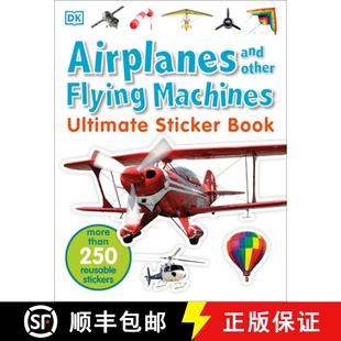 【3-4周达】Ultimate Sticker Book: Airplanes and Other Flying Machines: More Than 250 Reusable Stickers [9781465456953]