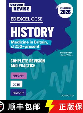【3-4周达】Oxford Revise: Edexcel GCSE History: Medicine in Britain, c1250-present Complete Revision ... [9781382072892]