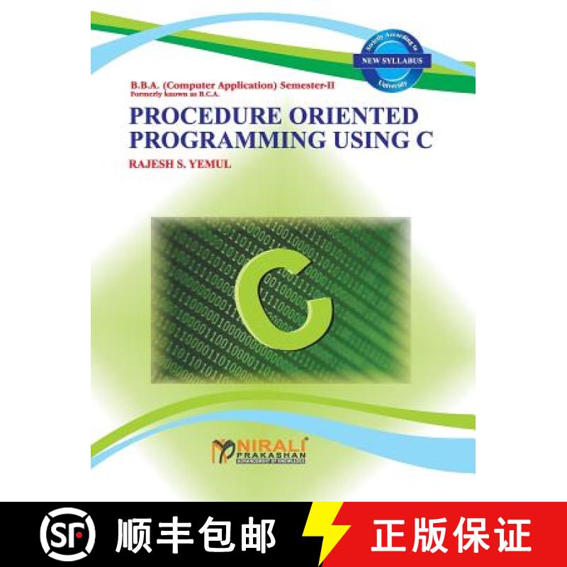 【4周达】Procedure Oriented Programming Using C [9789383525966]