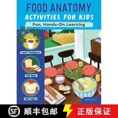 【3-4周达】Food Anatomy Activities for Kids: Fun, Hands-On Learning [9781648760242]