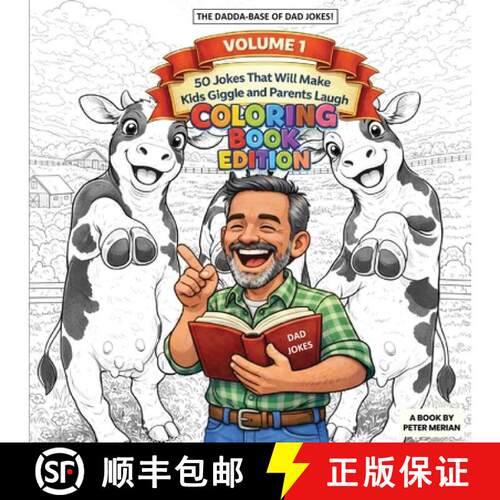 【3-4周达】The Dadda Base Of Dad Jokes Volume 1: Coloring Book Edition [9798295823374]